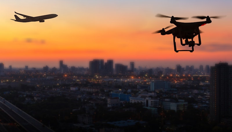 Drone Hero Sunset