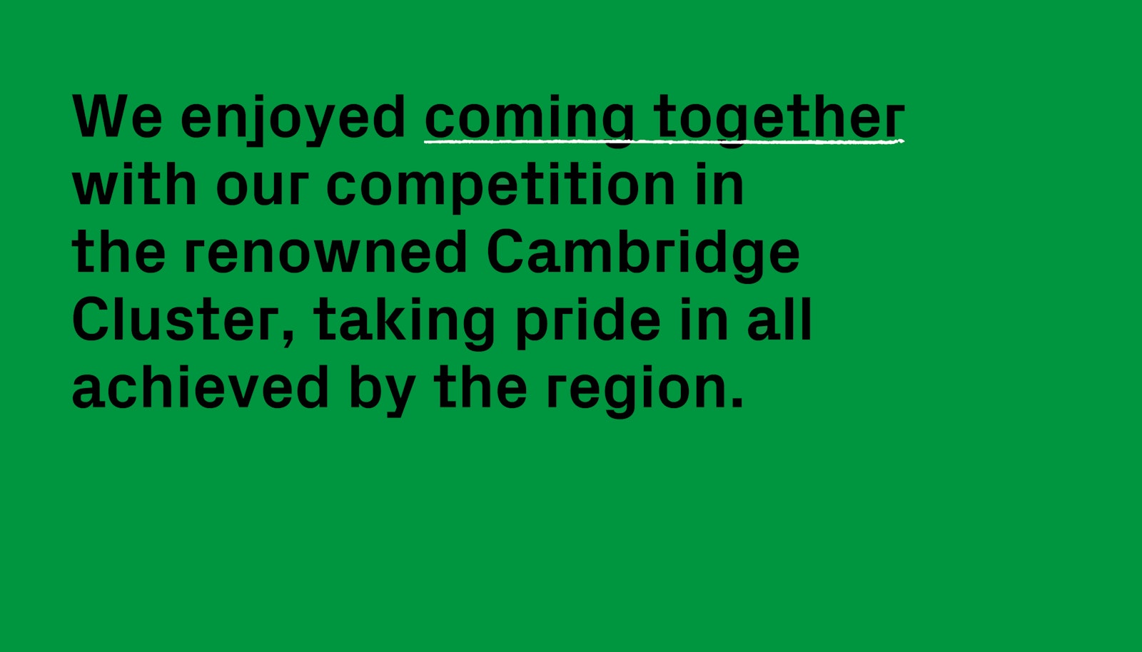 Coming Together